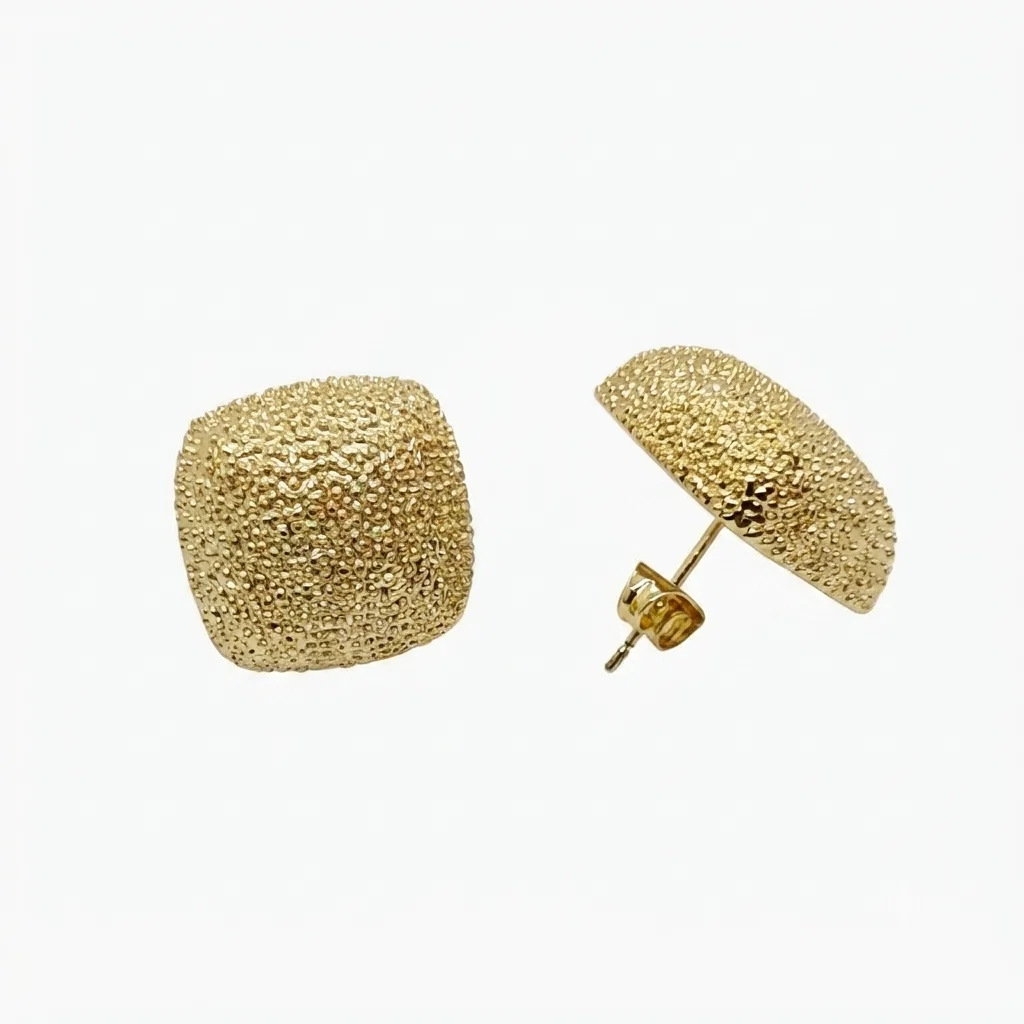 Zarcillos Studs Granulados Cuadrados - Zarcillos - B.F. ADAMS Bisutería Fina