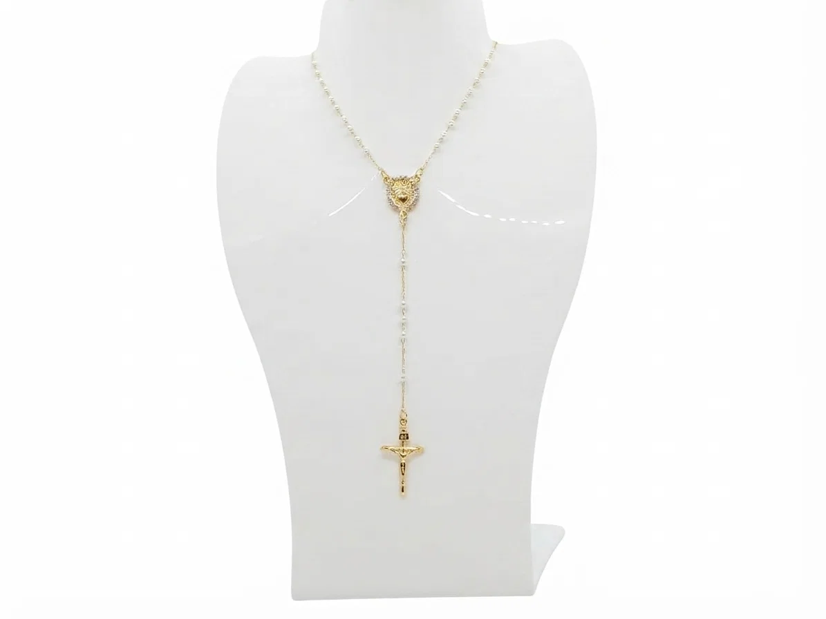 Collar Rosarios con Perlas - Vista 3