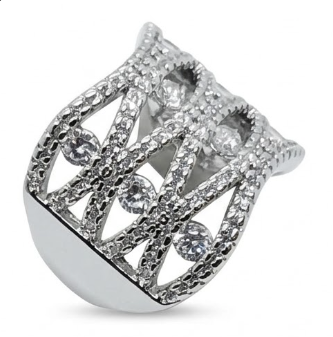 Anillo Cúpula Calada Brillante - Anillos - B.F. ADAMS Bisutería Fina