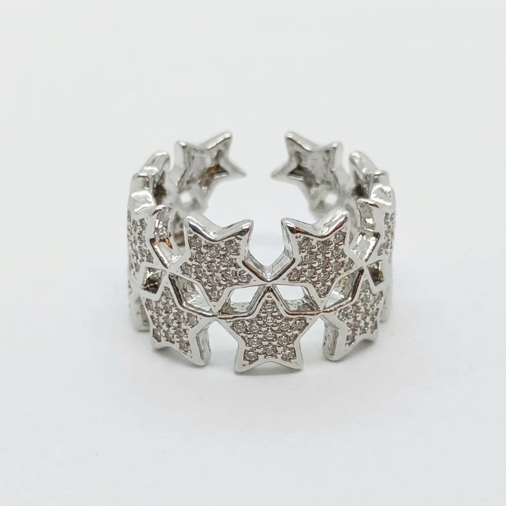 Anillo Estrellas Brillantes - Anillos - B.F. ADAMS Bisutería Fina