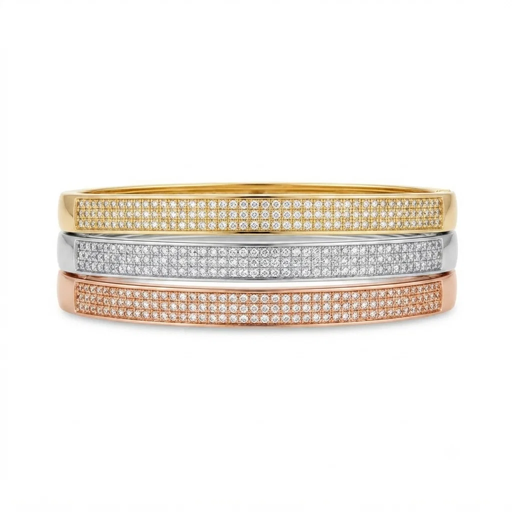 Brazaletes Tricolor Brillantes - Set - Brazaletes - B.F. ADAMS Bisutería Fina