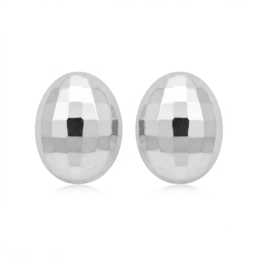 Zarcillos Studs Facetados Gota - Vista 2