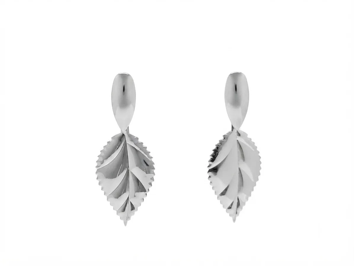 Zarcillos Hoja Silver - Vista 2