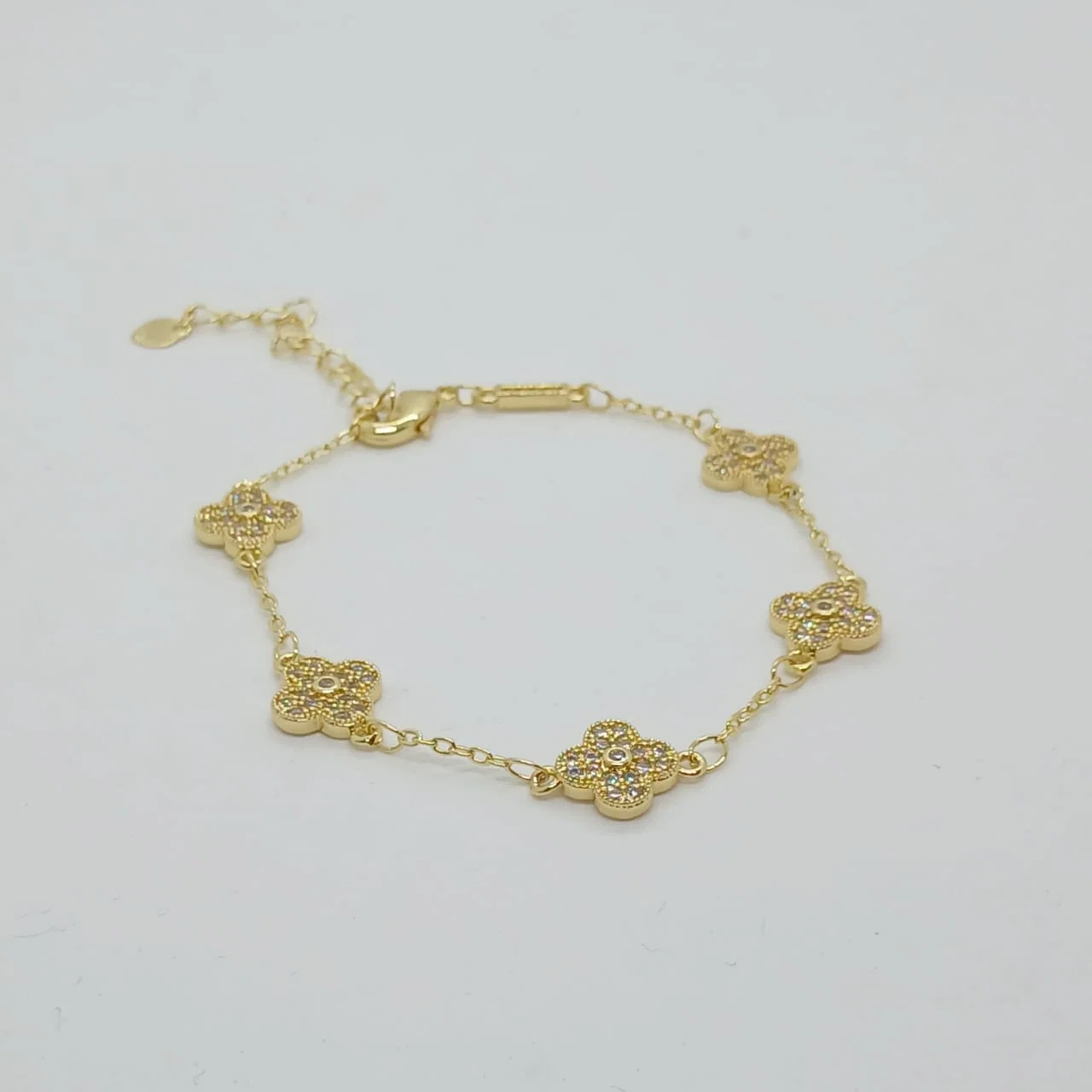 Pulsera Tréboles Brillantes - Pulseras - B.F. ADAMS Bisutería Fina